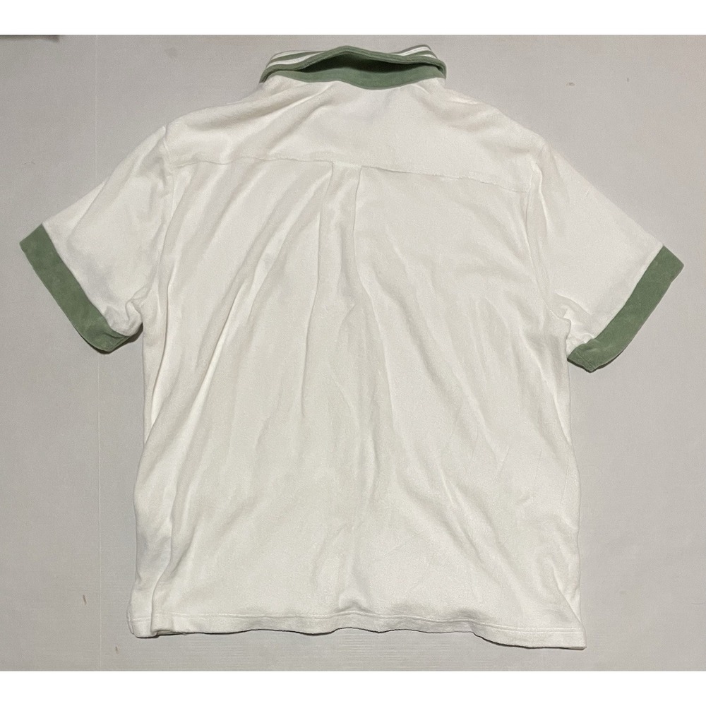 Unbranded White & Sage Tennis Zip-Front Tunic - Picture 7 of 7